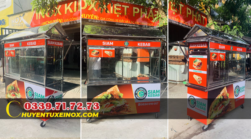 Mua xe bánh mì Doner Kebab tại Huế