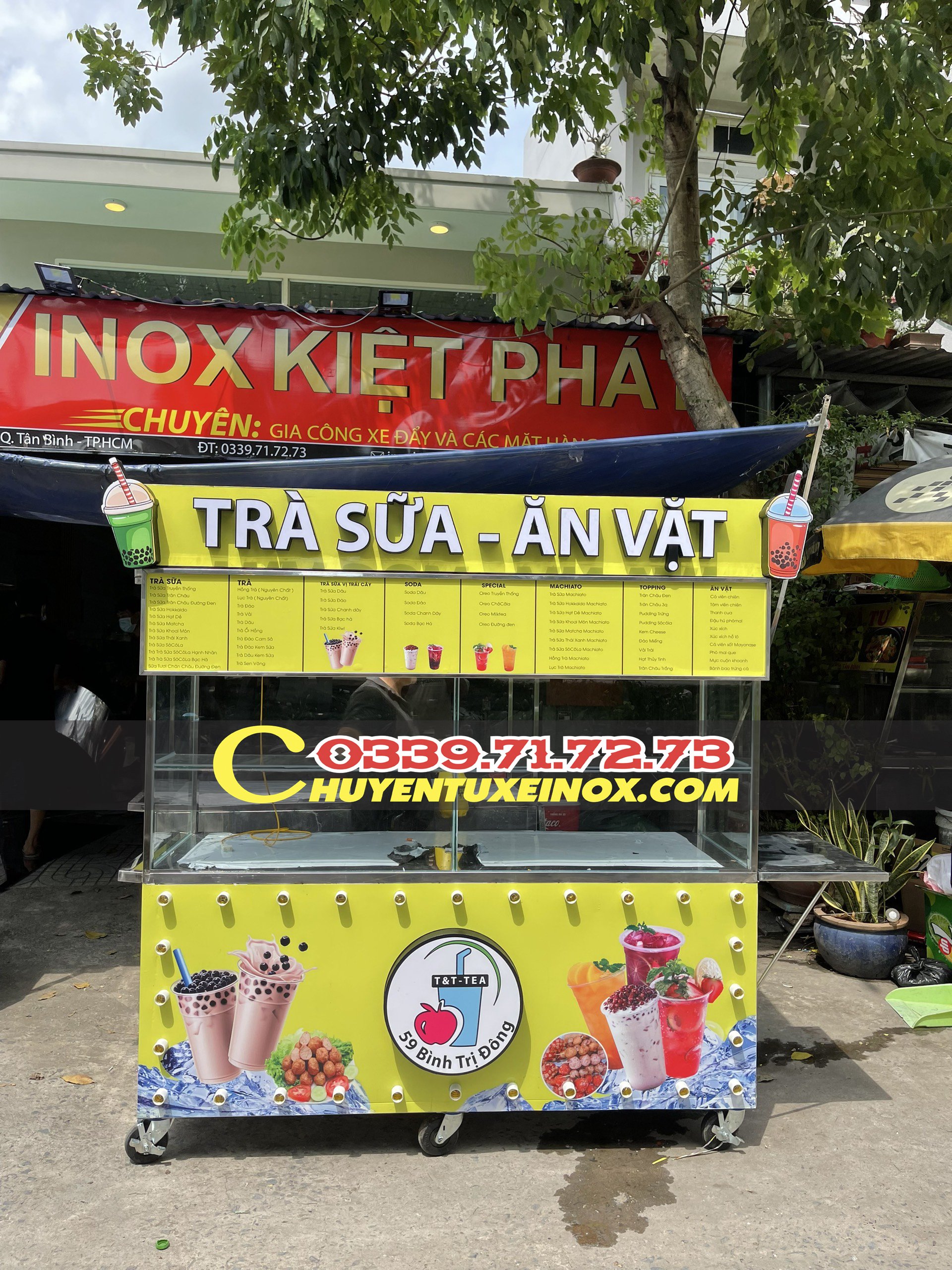 Xe trà sữa độc lạ