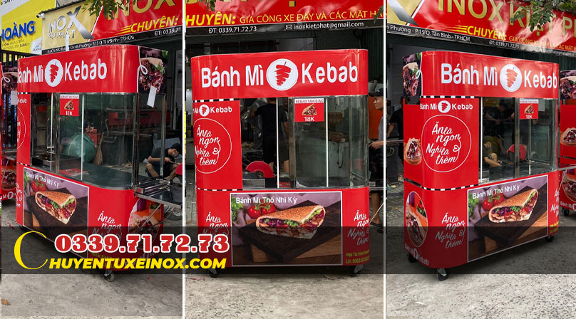 các mẫu xe bánh mì đẹp tại Inox Kiệt Phát, Những lưu ý bước đầu kinh doanh xe bánh mì
